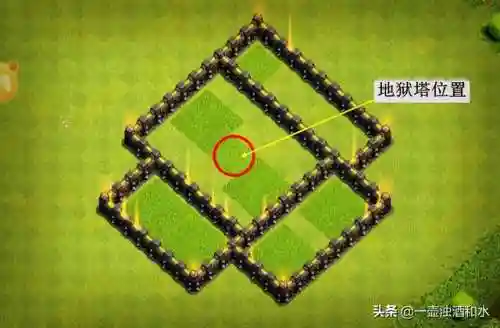 部落冲突女王阵容搭配攻略(5本部落战防御最强阵型)插图4