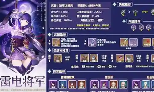 雷神阵容搭配辅助插图