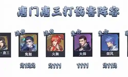 梦幻琉璃暗器阵容搭配插图