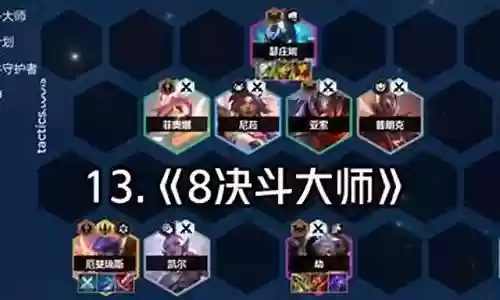 云顶天选决斗大师阵容插图