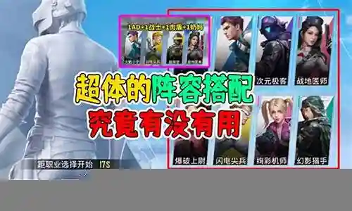 和平精英单挑最强阵容搭配插图