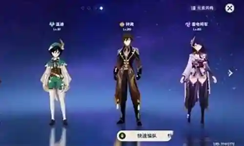 四神雷电将军阵容搭配插图