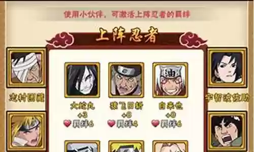 忍者大师晓阵容插图