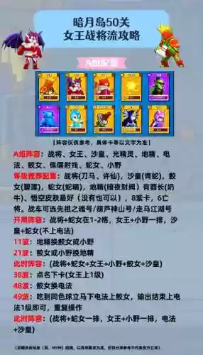女王战将阵容插图1