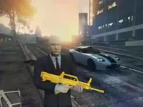 侠盗猎车手圣安地列斯黄金武器mod插图