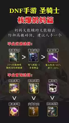 女圣骑遗迹装备选择插图1
