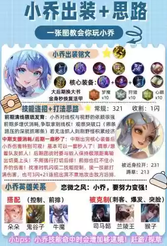 5星小乔怎么搭配阵容插图
