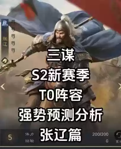 卧龙吟魏国阵容张辽搭配插图