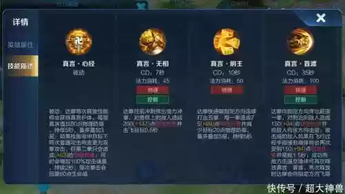 达摩搭配技能插图