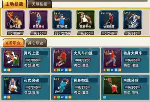 街篮天赋技能有用吗插图1