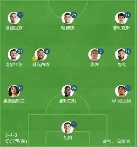 切尔西阵容中卫插图