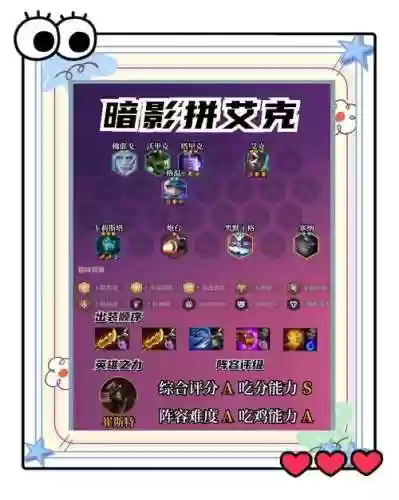 逃离暗影阵容搭配