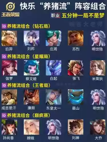 老猪的阵容插图