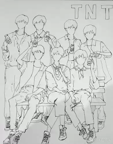 手绘比赛阵容插图 手绘比赛阵容插图