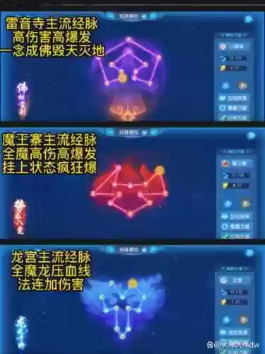 梦幻西游手游普陀经脉怎么选插图
