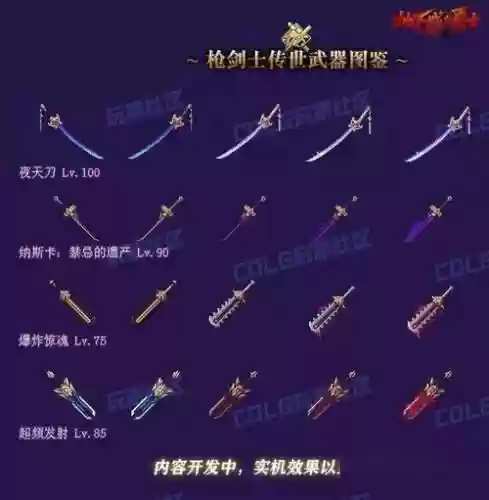 地下城与勇士10周年特色武器属性