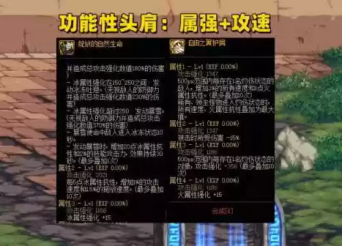 dnf所有加技能的头肩插图1