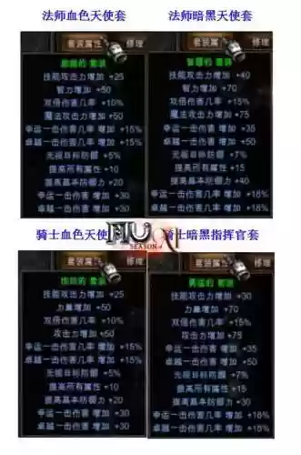 奇迹战士装备搭配大全_2插图