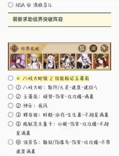 结界阵容排行插图