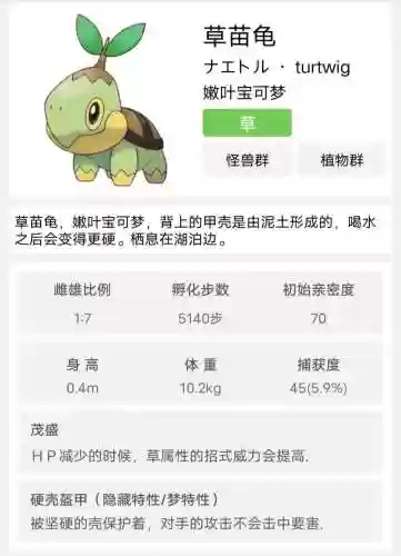 草苗龟进化技能插图1