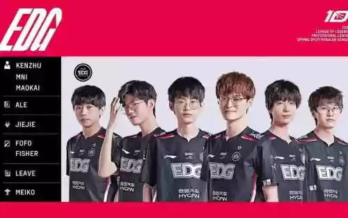 edg春季阵容插图 edg春季阵容插图
