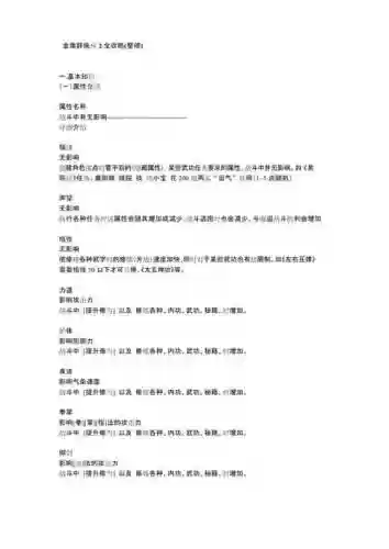 金庸群侠传前传攻略秘籍插图1