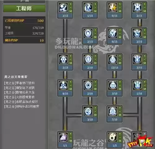 龙之谷学者加点及技能插图