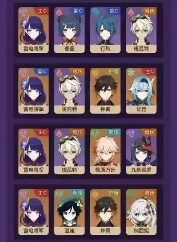 元神胡桃七七阵容搭配插图