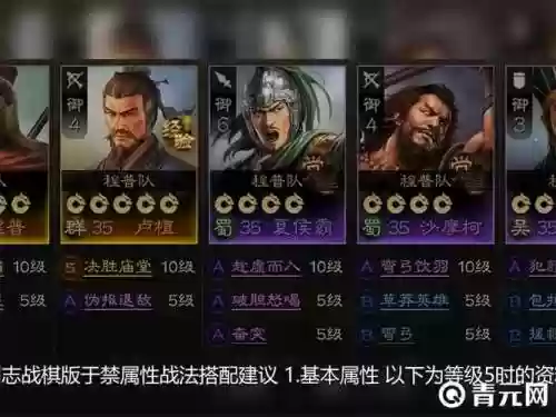 于禁阵容怎么搭配_1插图