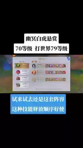 暗三49级悬赏阵容搭配插图