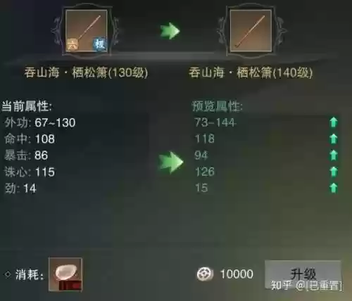 楚留香金武器加多少修为插图1