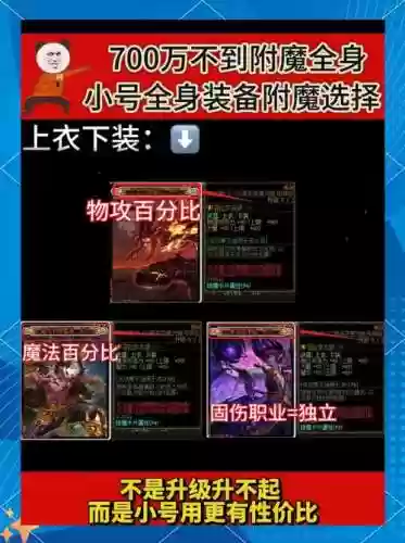 小号练级武器附魔什么武器，魔兽正式服小号练级附魔插图1