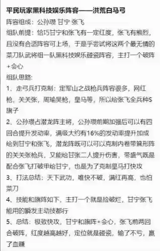 什么阵容搭配白马弓，白马弓队插图
