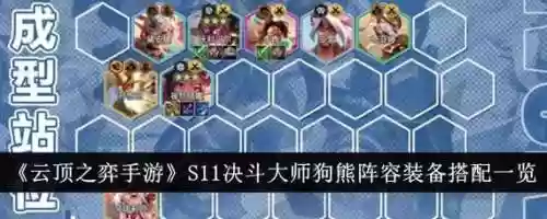 决斗阵容搭配，决斗配什么装备插图
