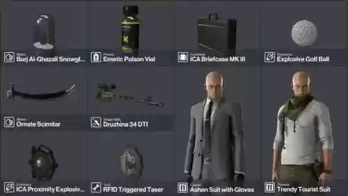 hitman怎么收起武器，hitman怎么打开物品栏插图1