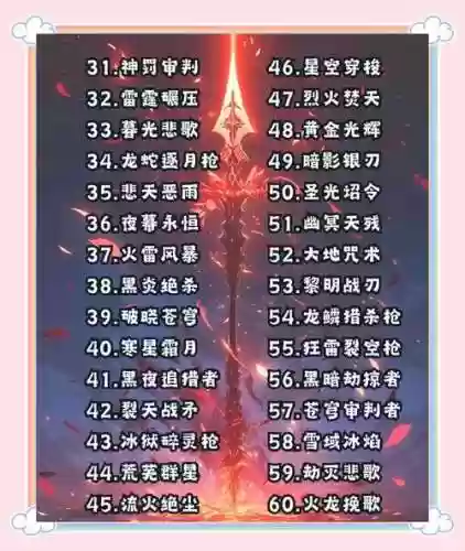 最酷的武器名称，最酷炫的武器插图