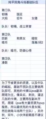 我叫mt的阵容搭配，我叫mt 阵容插图