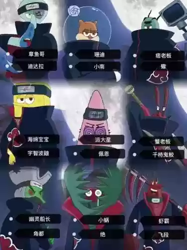 海绵宝宝火影阵容搭配，海绵宝宝和火影忍者的完美结合的图片插图