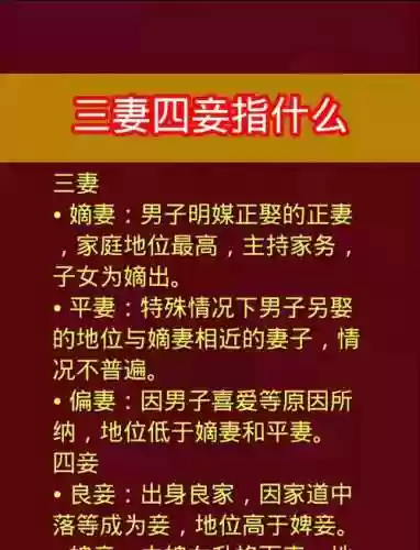 娶妻纳妾攻略第十一，娶妻纳妾是什么意思插图1