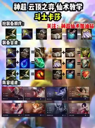 云顶之弈斗士阵容搭配推荐，云顶之弈新版本斗士出装插图