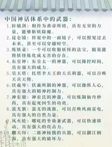 武器命名规则，武器命名规则大全插图