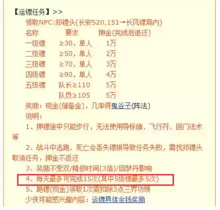 梦幻西游跑镖亏吗，梦幻跑镖划算吗插图