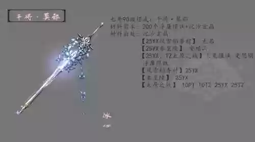 剑三七秀武器，剑三七秀武器一览表插图1
